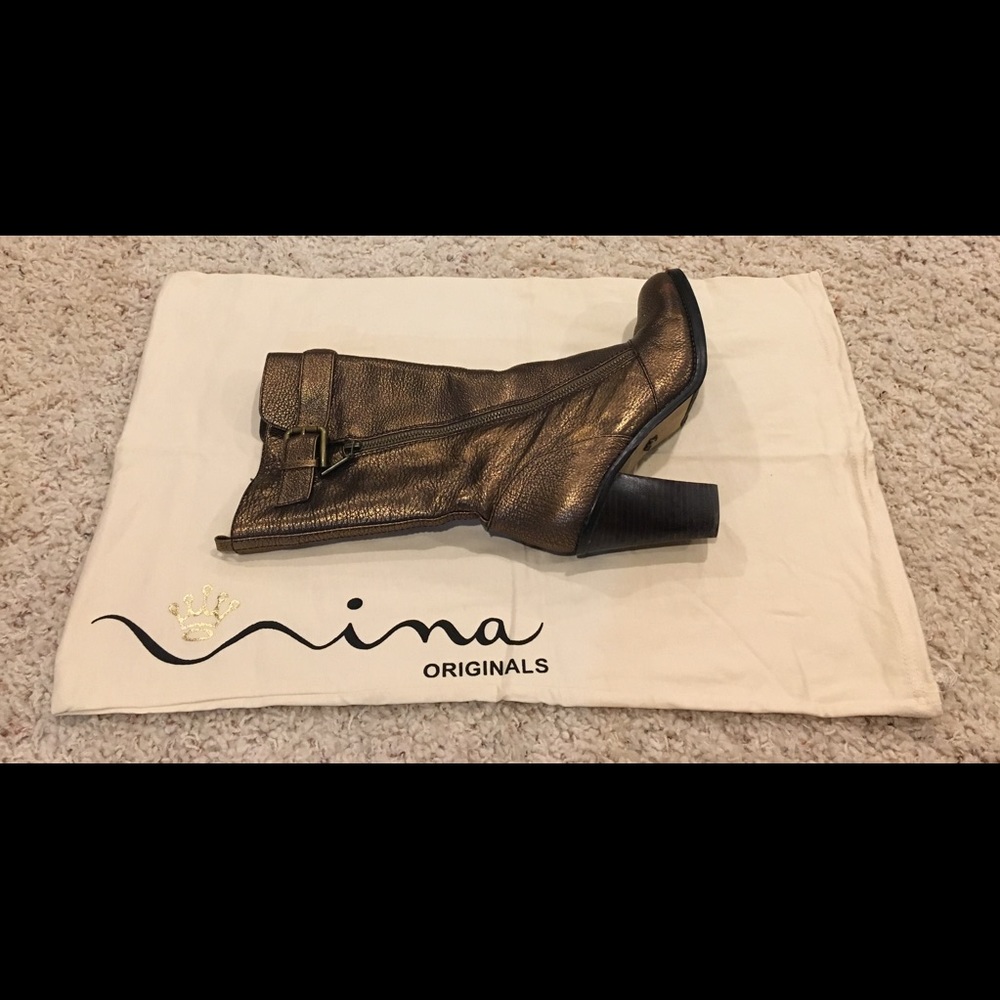 Nina Brand Mid-Shaft Boot with Buckle